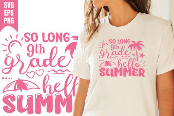 Hello Summer Tropical SVG Graphics