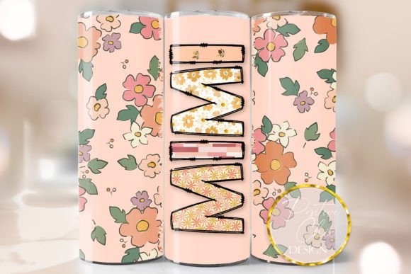 Mimi Mothers Day Skinny Tumbler Wrap: Graphics for Crafts-Driven Branding