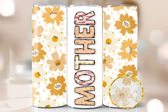 Mother Floral Tumbler Wrap: Graphics & Crafts for Mother’s Day