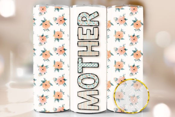Mother Floral Tumbler Wrap Sublimation
